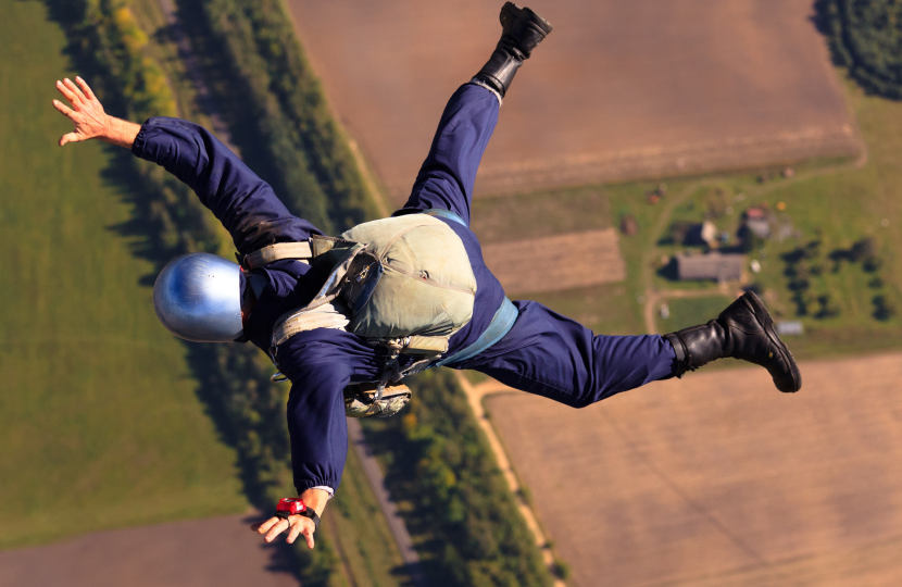 skydive Mark Eastwood MP