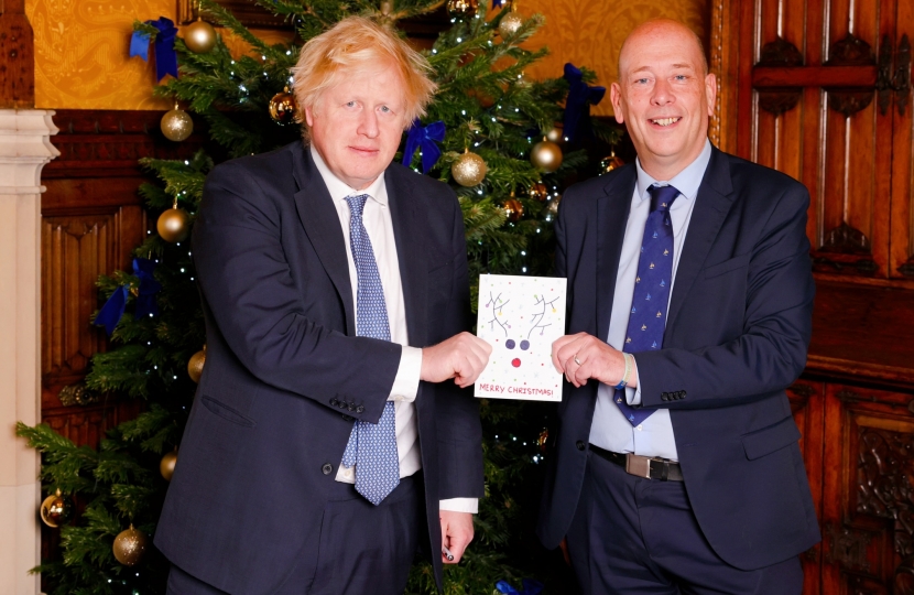 Boris Johnson and Mark Eastwood MP