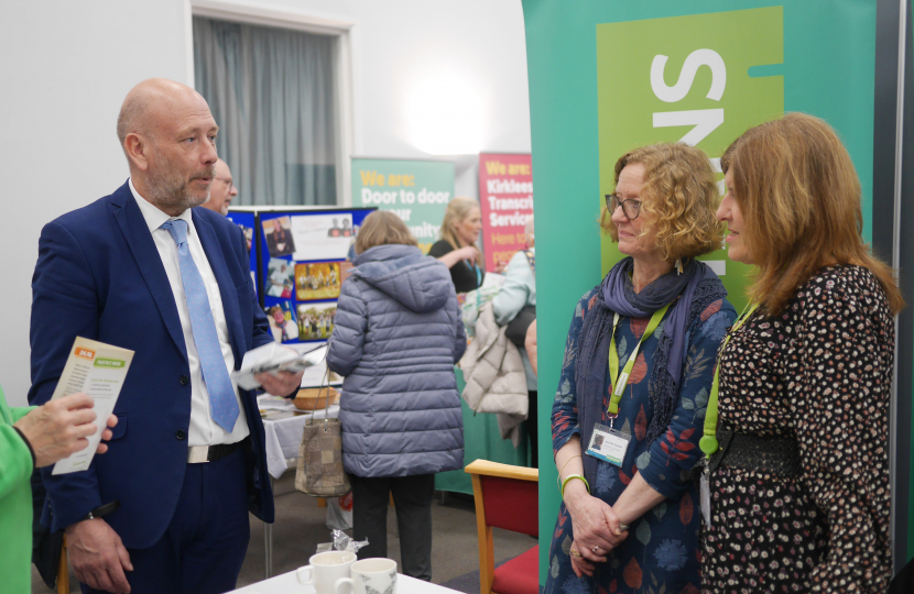 exhibitor at older people's fair