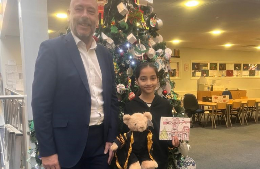 Mark and Christmas Card Competition Winner Maryam