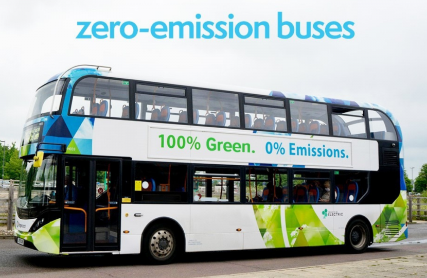 Mark Eastwood MP Zero Emission Buses West Yorkshire