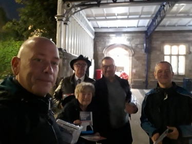 7AM Campaign Session At Dewsbury Train Station