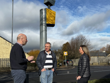 Mark meets local people to talk about speed cameras