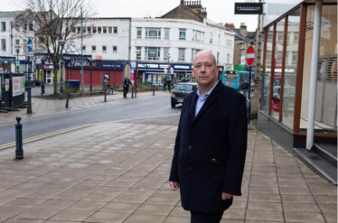 Mark in Dewsbury town centre