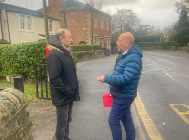 Mark discusses speeding in West Bretton