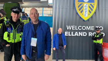 Mark Eastwood MP at Leeds United on Police Scheme